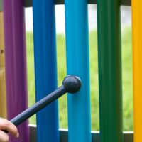 Masterkidz laisvai pastatomas muzikinių vamzdžių rinkinys