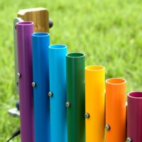 Masterkidz laisvai pastatomas muzikinių vamzdžių rinkinys