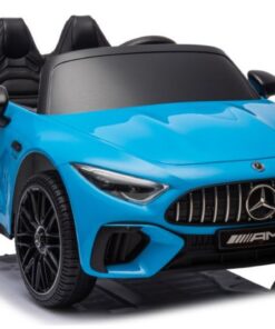 Mėlynas Mercedes-AMG SL63 akumuliatorinis automobilis