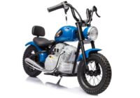 Mėlynas akumuliatorinis motociklas A9902