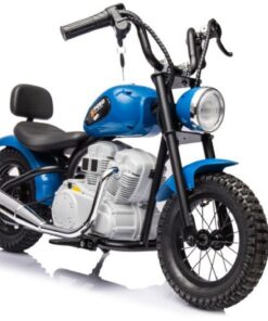 Mėlynas akumuliatorinis motociklas A9902