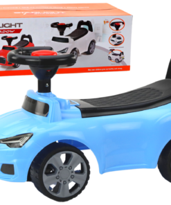 Mėlynas stumdukas-automobiliukas QX-3396 su atlošu