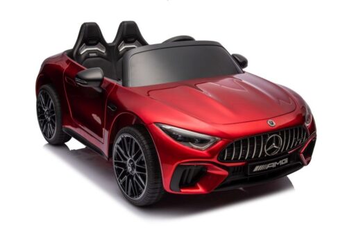 Mercedes-AMG SL63 raudonas akumuliatorinis automobilis