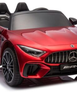 Mercedes-AMG SL63 raudonas akumuliatorinis automobilis
