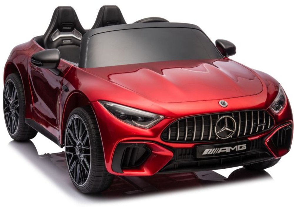 Mercedes-AMG SL63 raudonas akumuliatorinis automobilis