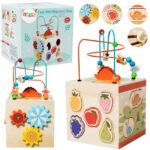 Montessori medinis edukacinis kubas vaikams
