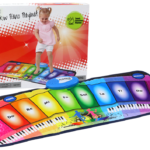Muzikinis kilimėlis „Vaivorykštinis pianinas“ vaikams nuo 3 metų
