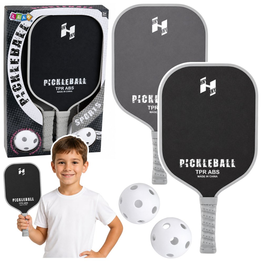 Pickleball&rsquo;i komplekt 2 m&auml;ngijale &ndash; 2 reketit ja 2 palli