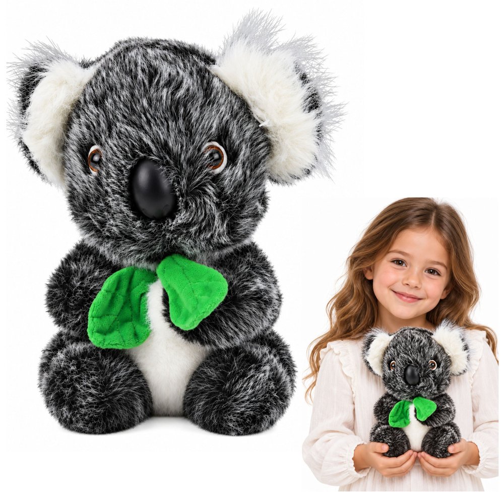 Pliušinė koala 22 cm – pilkas minkštas žaislas