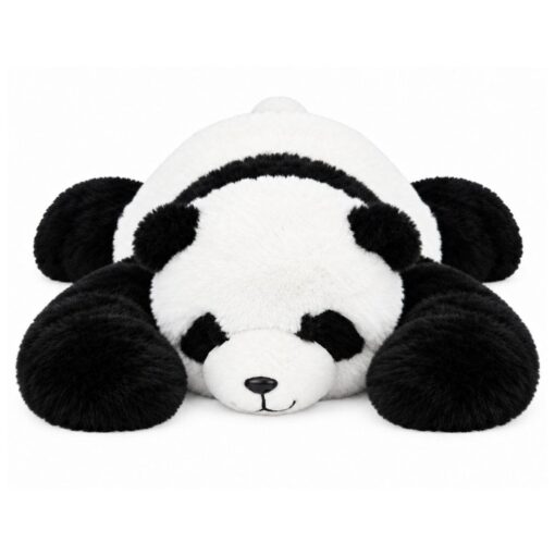 Pliušinė panda 60 cm – juodai balta