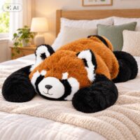 Pliušinė raudonoji panda 60 cm