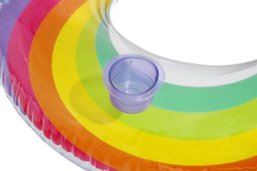 Pripučiamas plaukimo ratas Bestway Rainbow 107 cm
