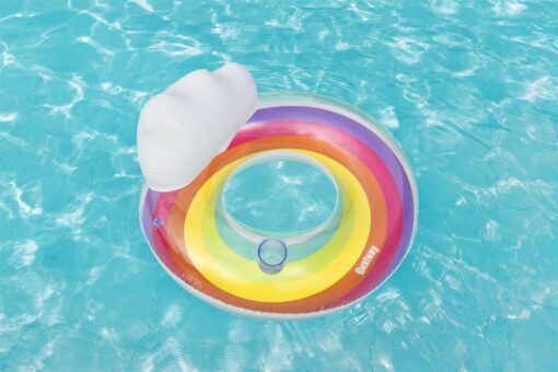 Pripučiamas plaukimo ratas Bestway Rainbow 107 cm