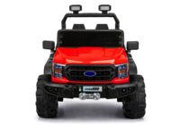 Raudonas 4×4 akumuliatorinis automobilis vaikams