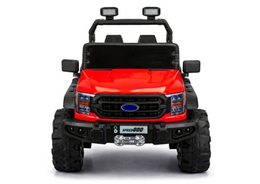 Raudonas 4×4 akumuliatorinis automobilis vaikams