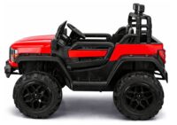 Raudonas 4×4 akumuliatorinis automobilis vaikams
