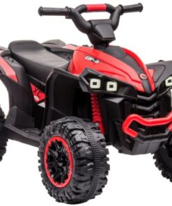Raudonas akumuliatorinis automobilis HL568 vaikams