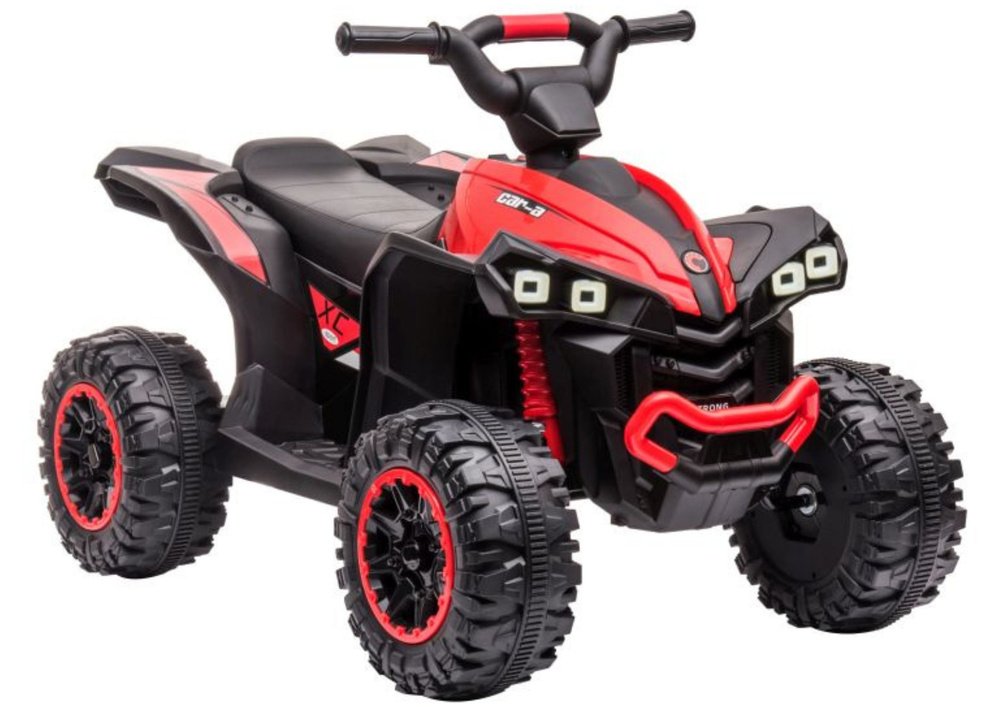 Raudonas akumuliatorinis automobilis HL568 vaikams