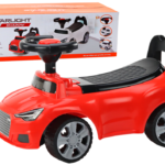 Raudonas stumdukas-automobiliukas QX-3396 su atlošu