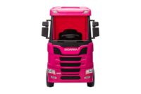 Rožinis Scania 500R HL698 akumuliatorinis automobilis 4×4