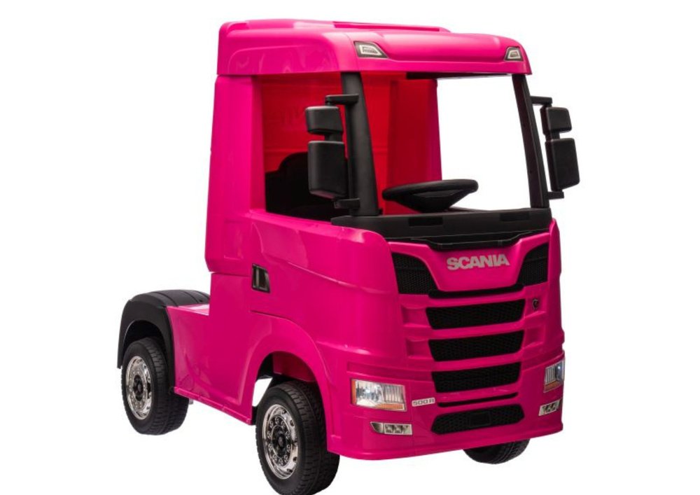 Rožinis Scania 500R HL698 akumuliatorinis automobilis 4×4