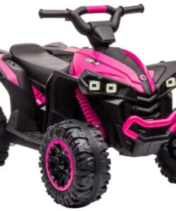 Rožinis akumuliatorinis automobilis HL568 vaikams