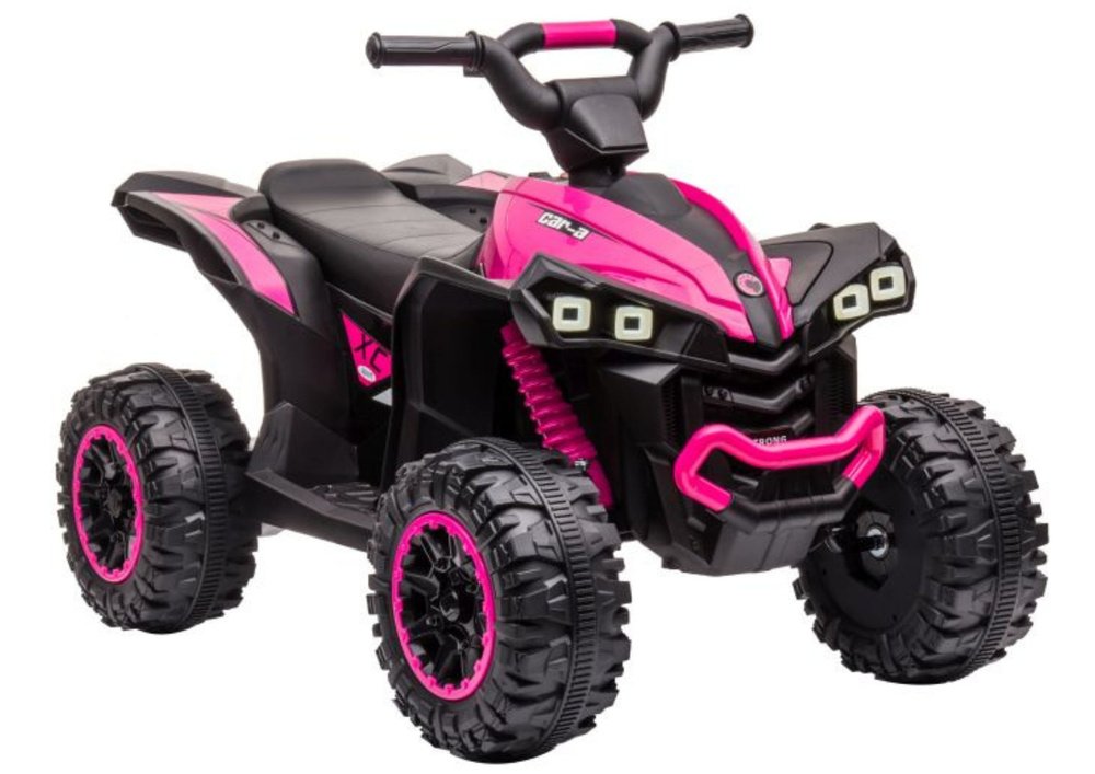 Rožinis akumuliatorinis automobilis HL568 vaikams
