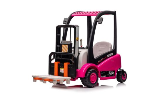Rožinis akumuliatorinis krautuvas XMX638 vaikams