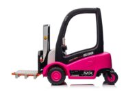 Rožinis akumuliatorinis krautuvas XMX638 vaikams