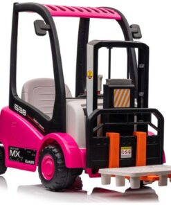 Rožinis akumuliatorinis krautuvas XMX638 vaikams