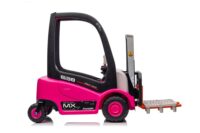 Rožinis akumuliatorinis krautuvas XMX638 vaikams