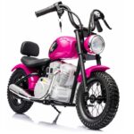 Rožinis akumuliatorinis motociklas A9902