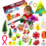 Vaikų advento kalendorius „Fidget Toys“ – 24 sensoriniai žaislai