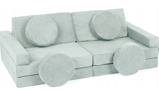Modulinė vaikų sofa „Velinda“ su putplasčio blokeliais - Image 4