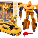 Transformuojamas robotas-automobilis 2in1