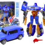 Transformuojamas robotas-automobilis 2in1