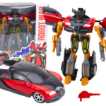 Transformuojamas robotas-automobilis 2in1