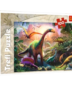 Trefl 16277 – puzle „Dinozauru pasaule“, 100 detaļas