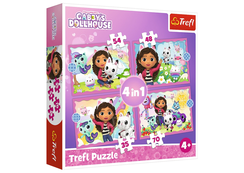 Trefl 34620 &bdquo;Gabby seiklused&ldquo; &ndash; 4 puslet