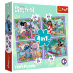 Trefl 34633 – Lilo ir Stitch 4 dėlionės vaikams