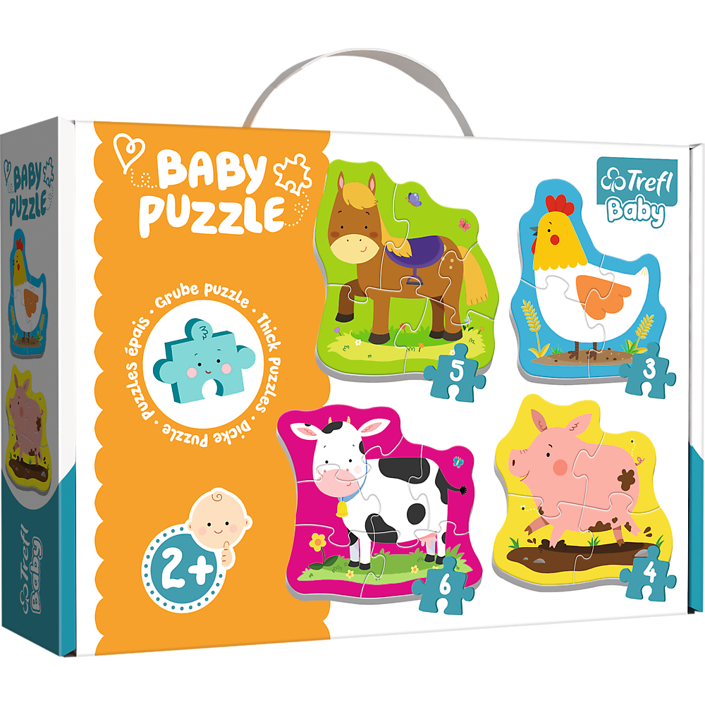 Trefl Baby puzle „Lauku dzīvnieki“, 36070