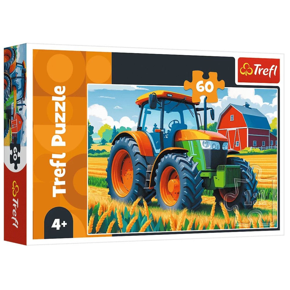 Trefl puzle „Zemnieka transportlīdzekļi“, 60 detaļas
