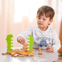 Viga medinis loginis žaidimas „Sienos griovimas“