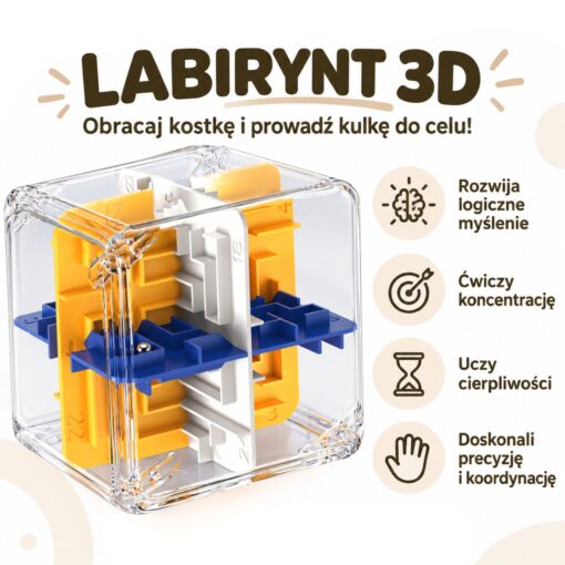 WOOPIE 3D labirints ar bumbu