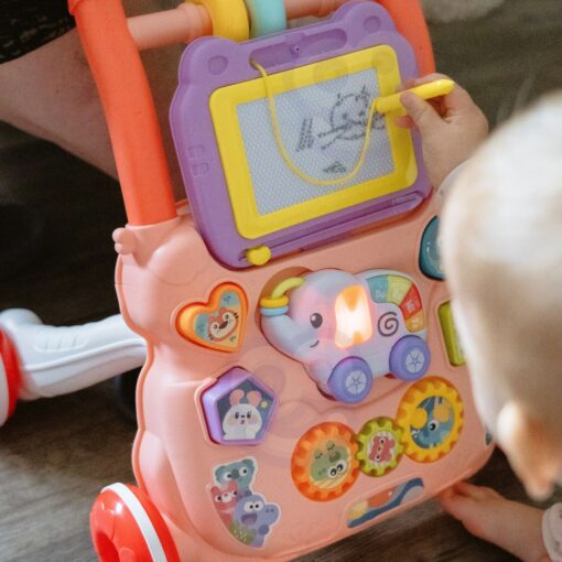 WOOPIE BABY interaktyvi vaikštynė-stumdukas su piešimo lenta