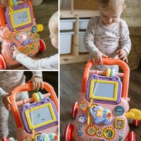 WOOPIE BABY interaktyvi vaikštynė-stumdukas su piešimo lenta