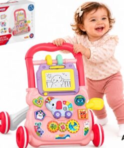 WOOPIE BABY interaktyvi vaikštynė-stumdukas su piešimo lenta