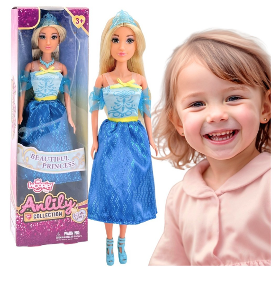 WOOPIE Lily „Gražioji princesė“ su tiara ir vėriniu