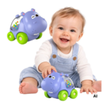 WOOPIE barškutis-automobilis „Begemotas“