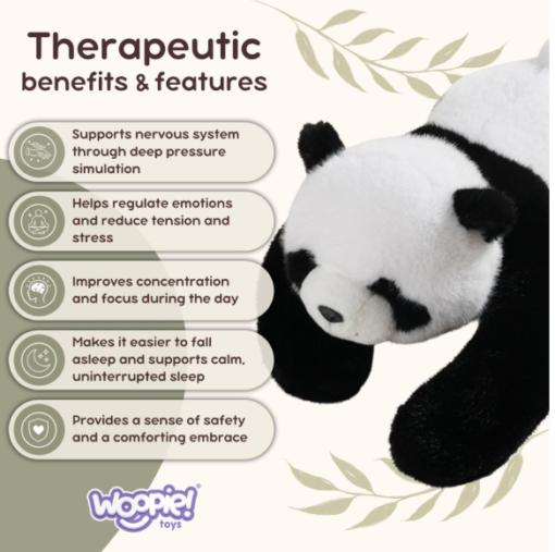 WOOPIE sensorinė sverianti panda – 1000 g